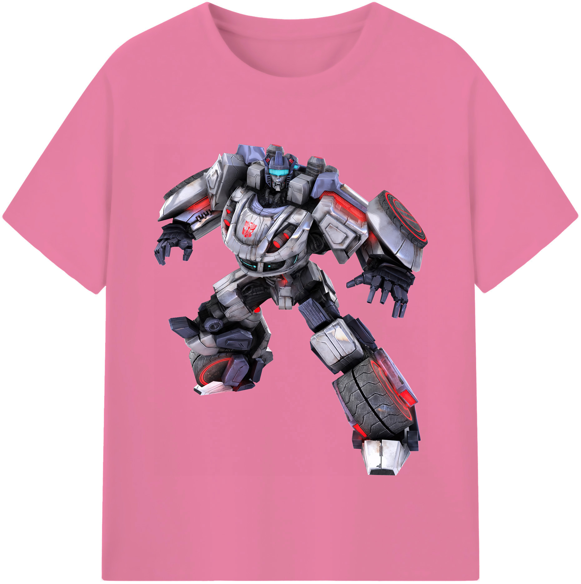（画像用） Transformers トランスフォーマー 綿100％半袖Tシャツ（フロントプリント）